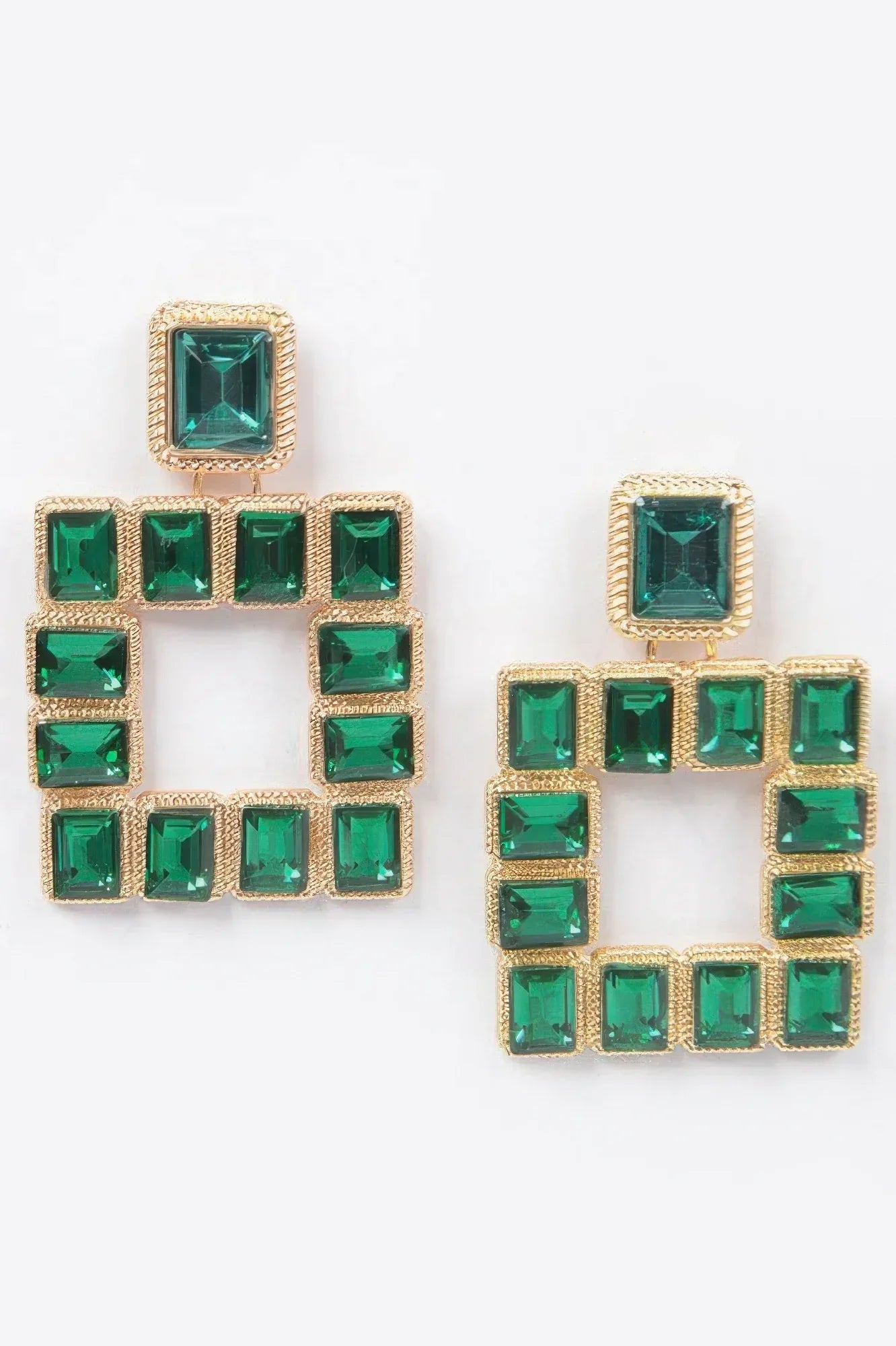 Rhinestone Square Earring | Mixtshop LLC