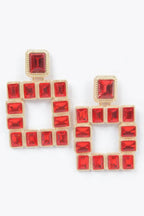 Rhinestone Square Earring | Mixtshop LLC