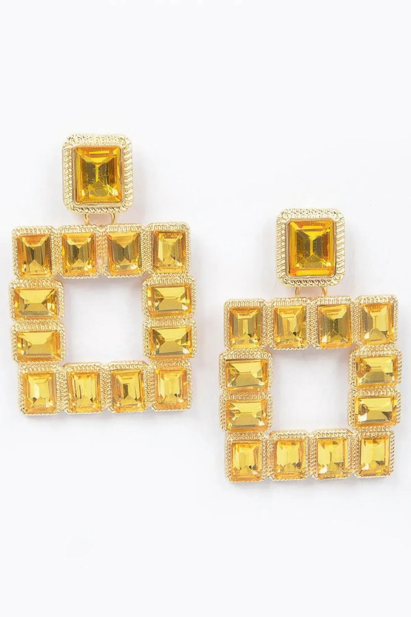 Rhinestone Square Earring | Mixtshop LLC