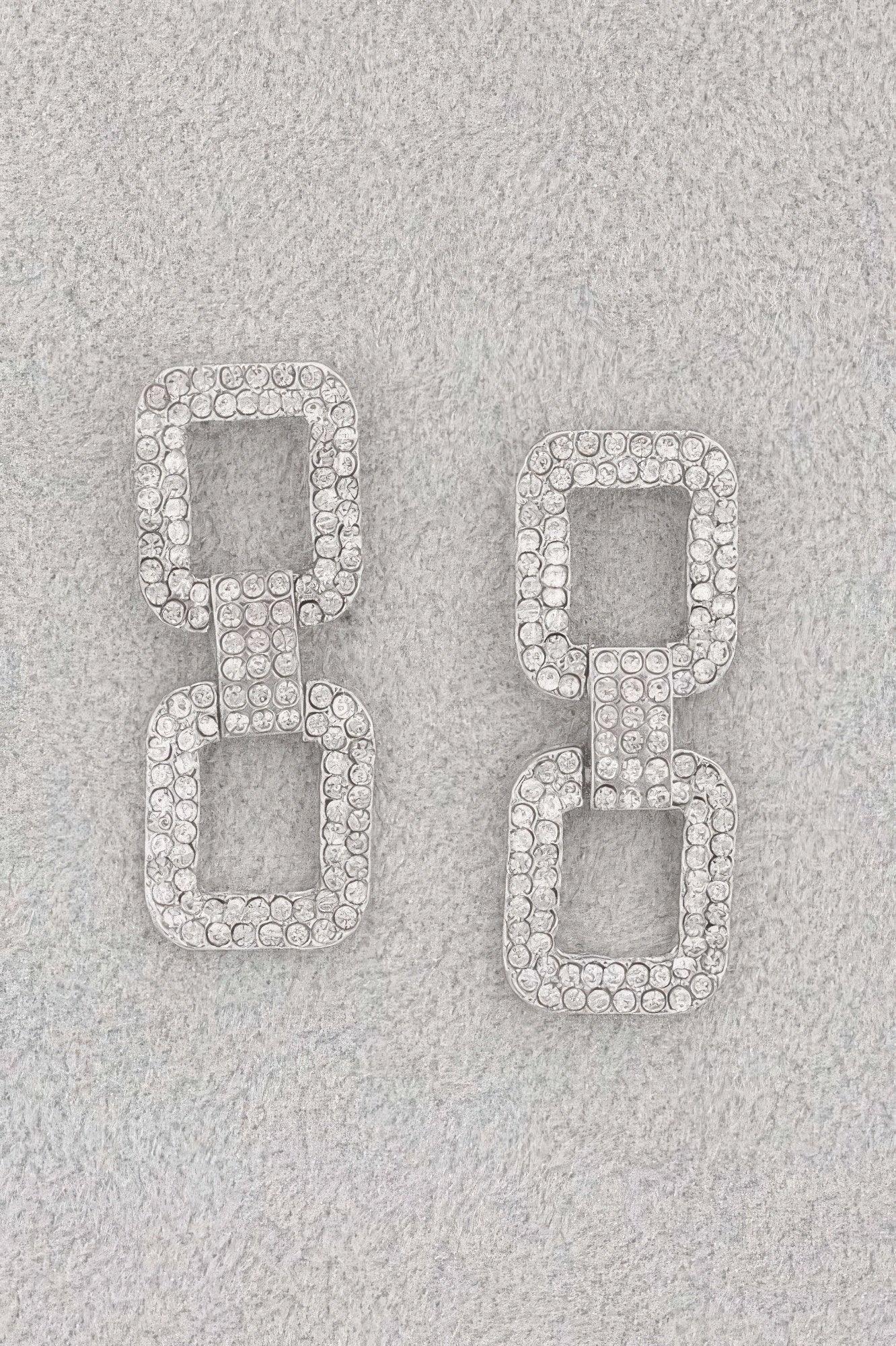Rhinestone Earrings Secondary image