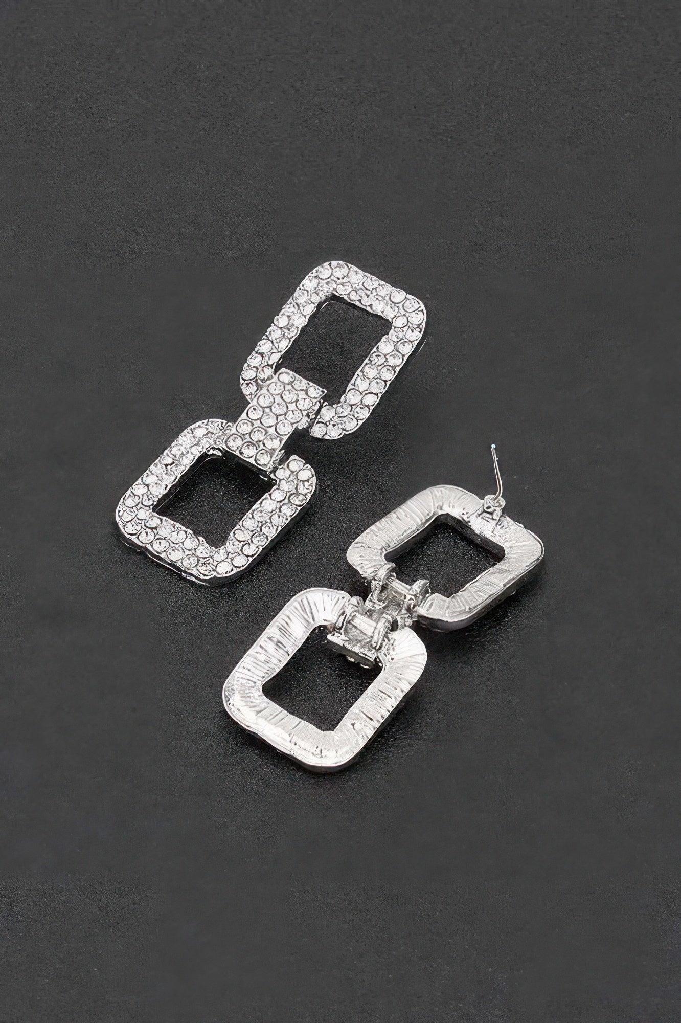 Rhinestone Earrings | Mixtshop LLC