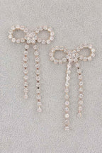 Rhinestone Ribbon Earring | Mixtshop LLC