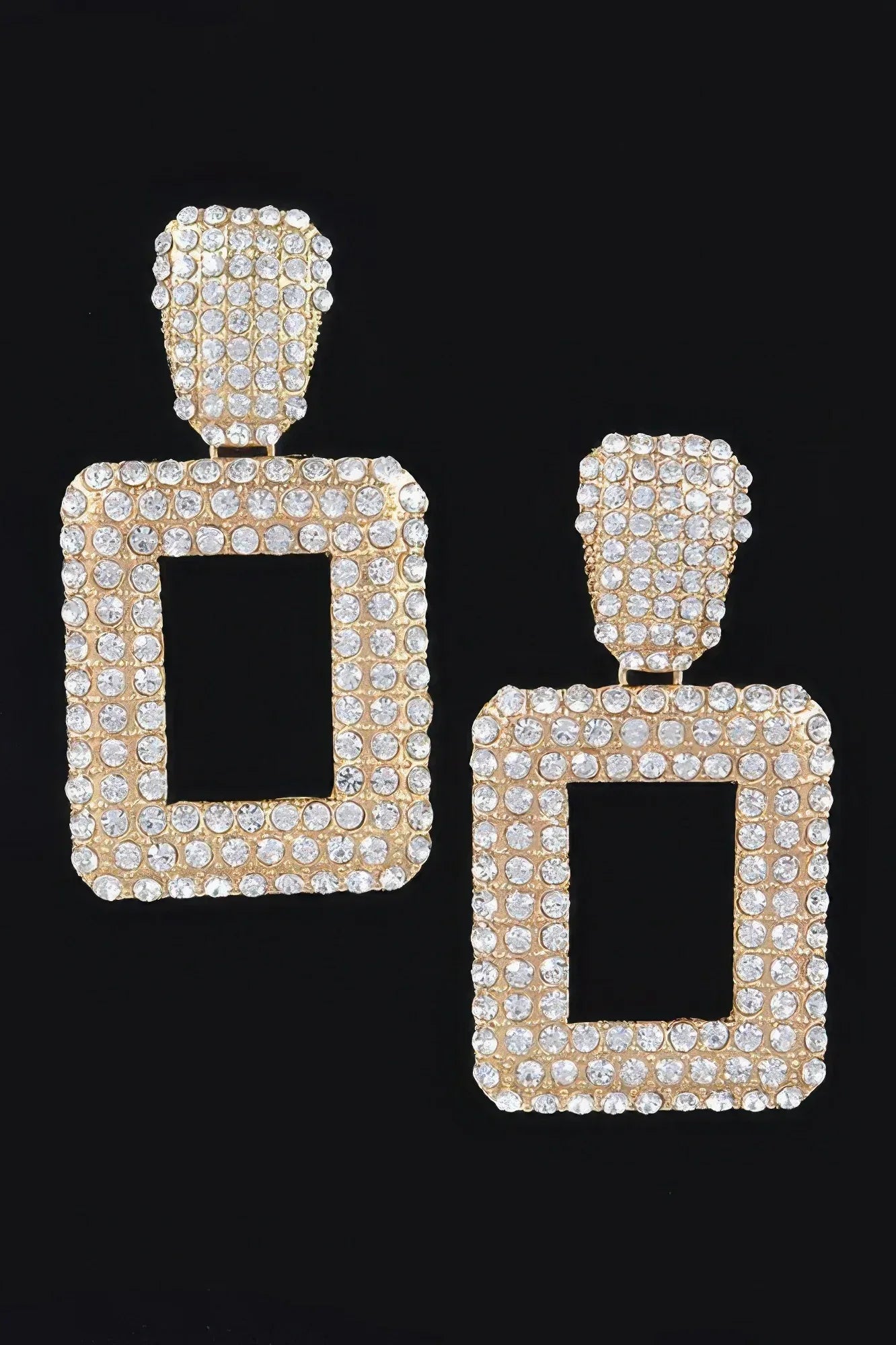 Rectangular Chain Drop Earrings | Mixtshop LLC