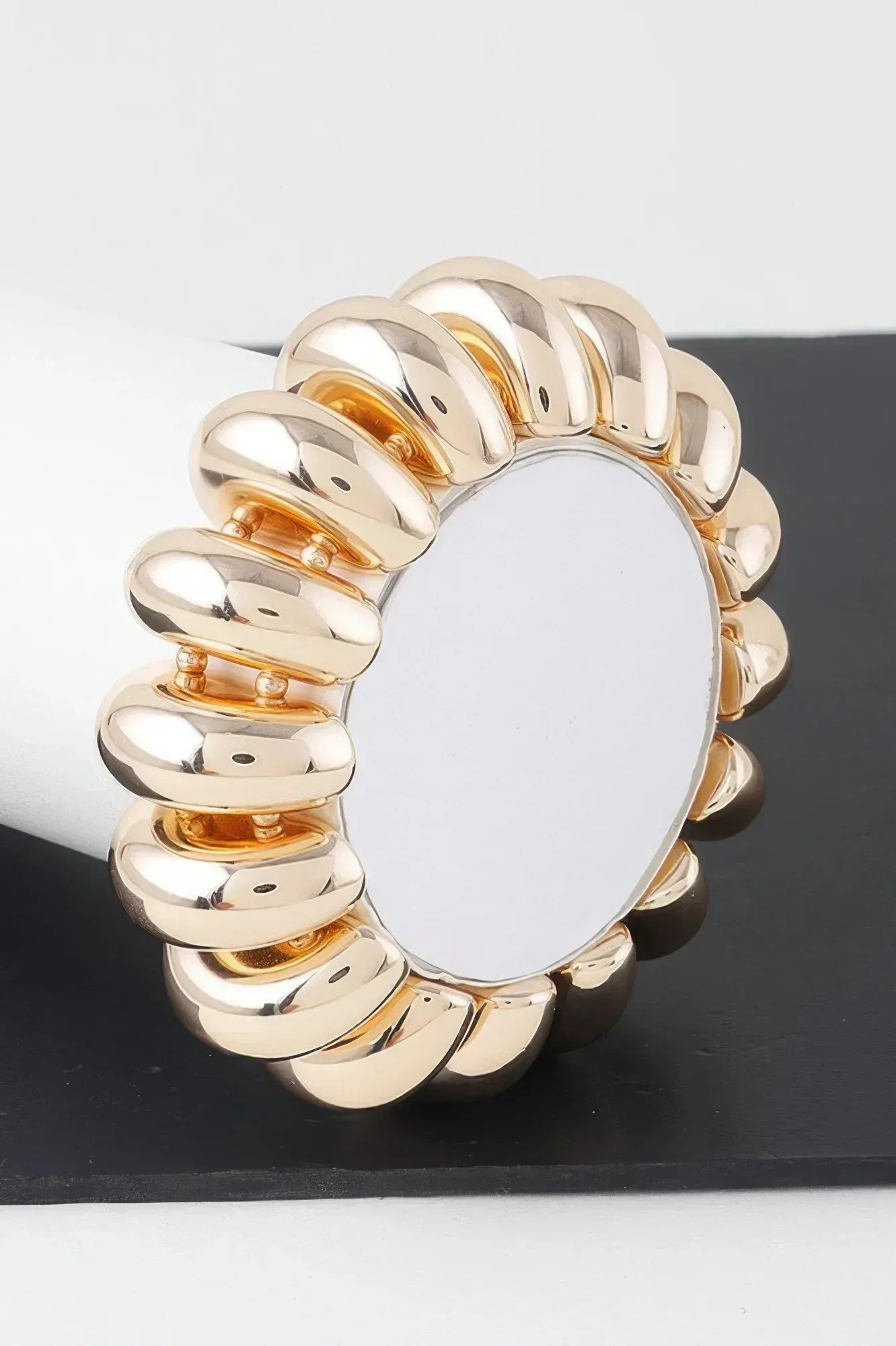 Shiny Multi Hoop Beaded Bracelet | Mixtshop LLC Main image