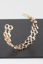 Welded Ring Chain Cuff Bracelet | Mixtshop LLC