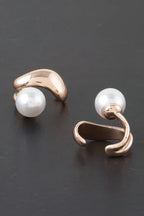 Shiny Pearl Brass Ear Cuff | Mixtshop LLC