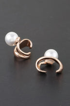 Shiny Pearl Brass Ear Cuff | Mixtshop LLC