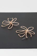 Metal Doodle Flower Earrings | Mixtshop LLC
