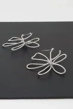 Metal Doodle Flower Earrings | Mixtshop LLC