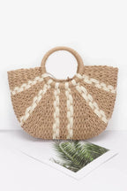 Faux Straw Tote Bag | Mixtshop LLC