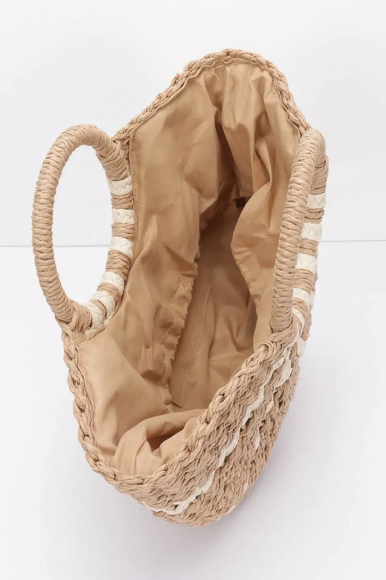 Faux Straw Tote Bag | Mixtshop LLC