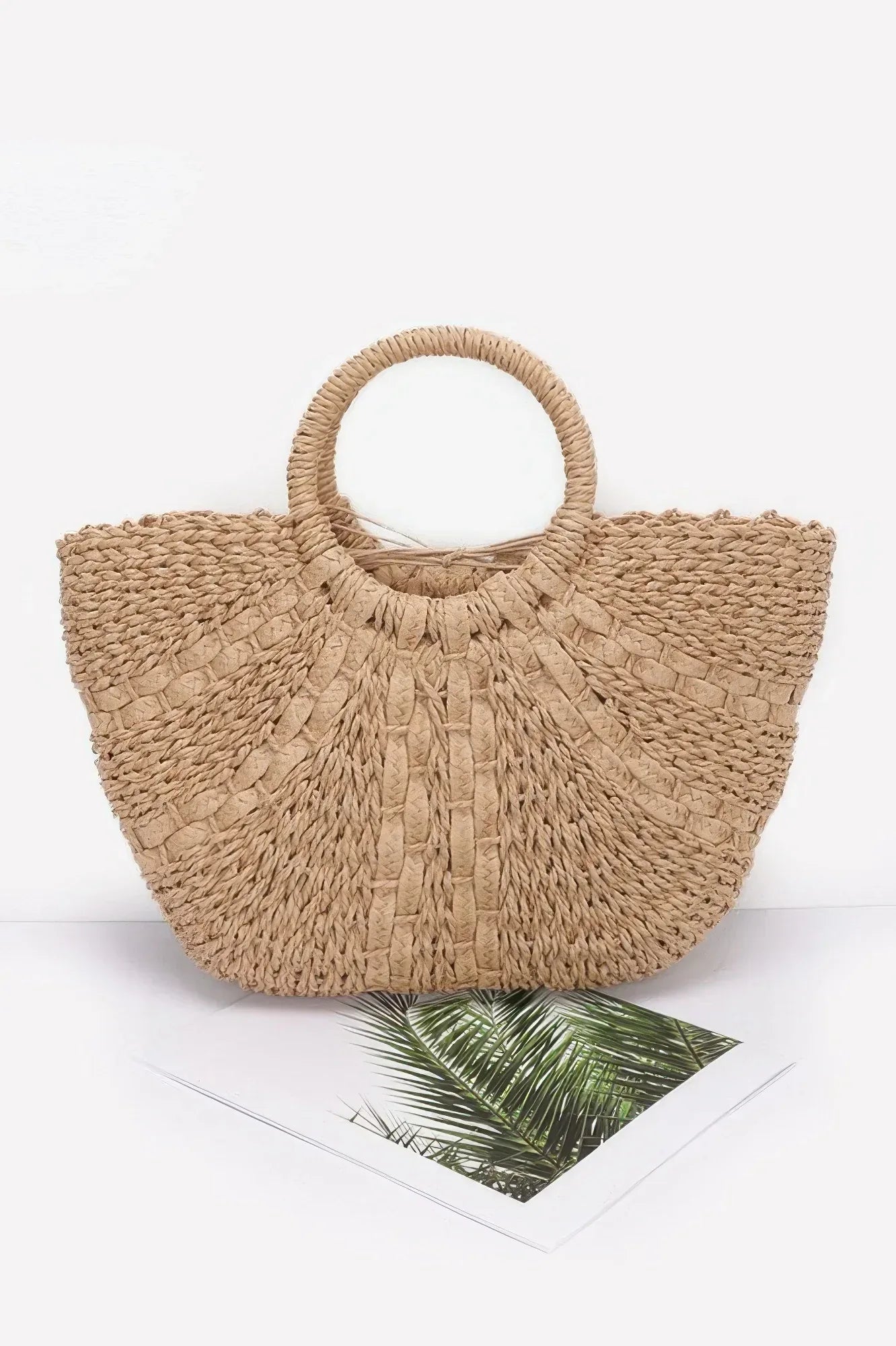 Faux Straw Tote Bag | Mixtshop LLC