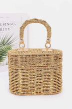 Braided Cotton Box Top Handle Bag | Mixtshop LLC