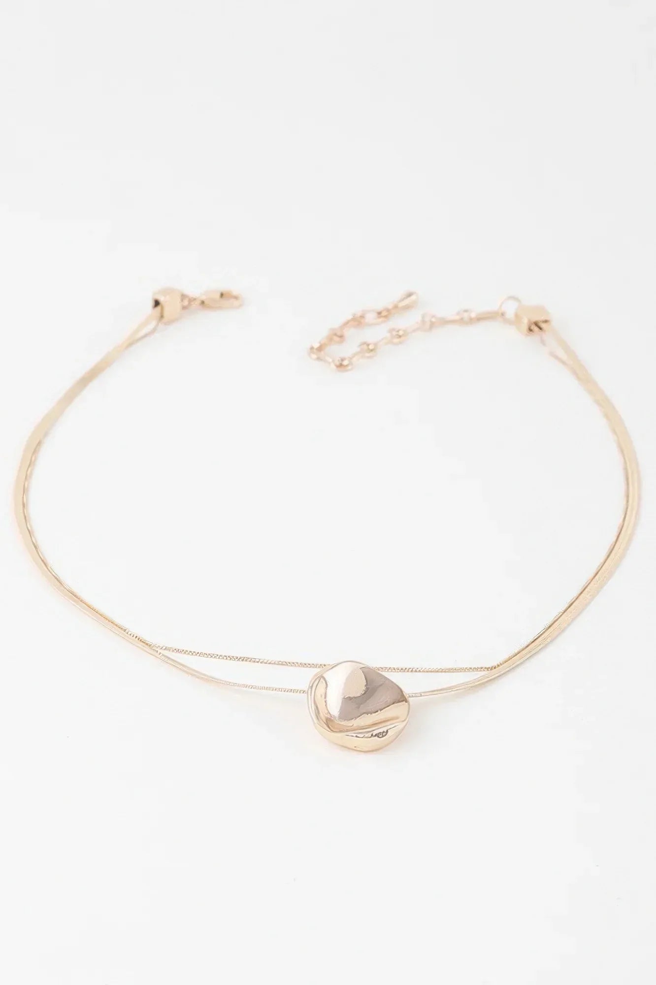 Reflection Plate Snake Chain Necklace | Mixtshop LLC