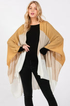 Three Tones Ruana | Mixtshop LLC