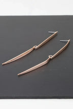 Modern Twin Blade Drop Earrings | Mixtshop LLC