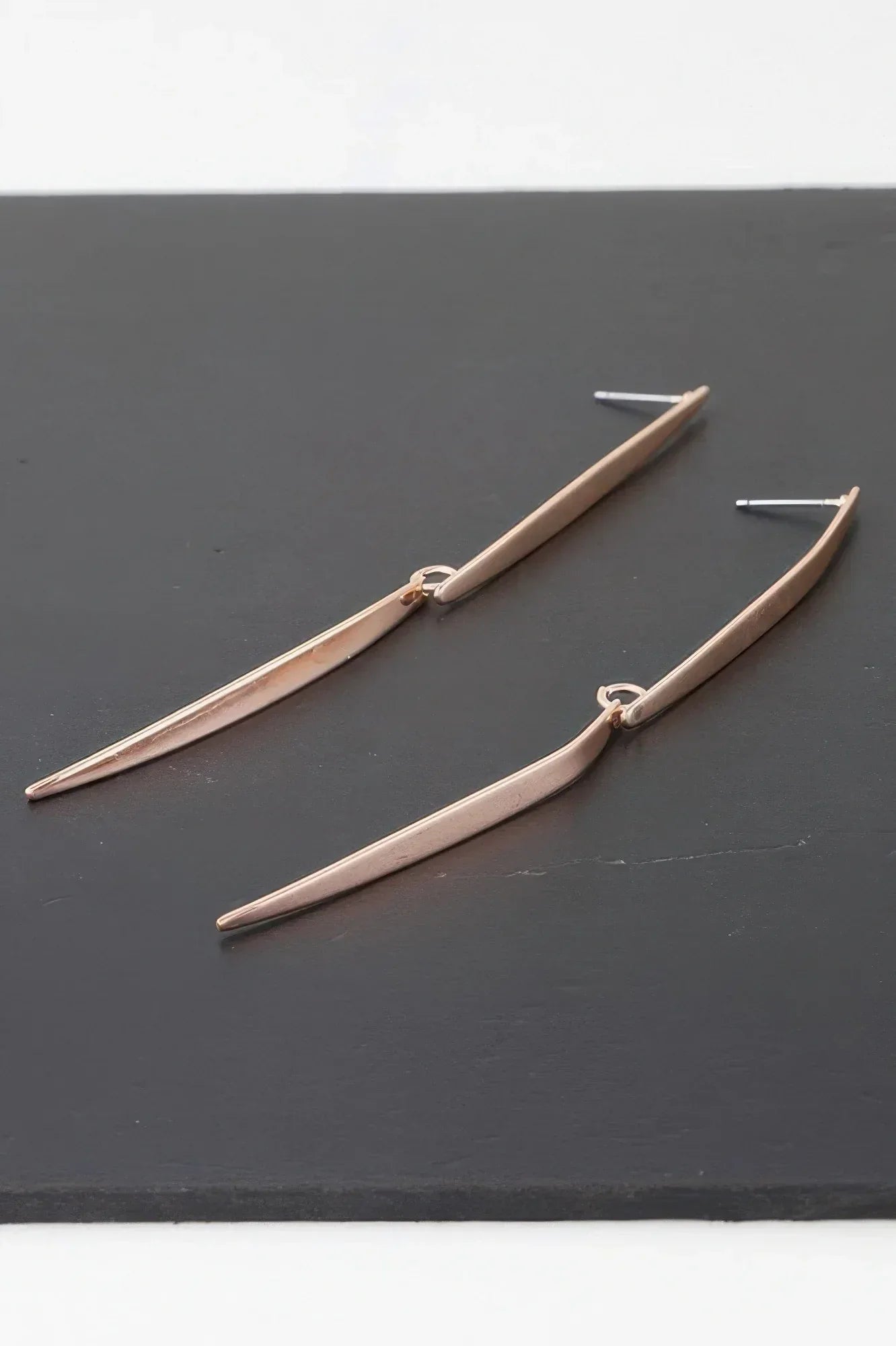 Modern Twin Blade Drop Earrings | Mixtshop LLC