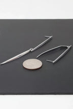 Modern Twin Blade Drop Earrings | Mixtshop LLC