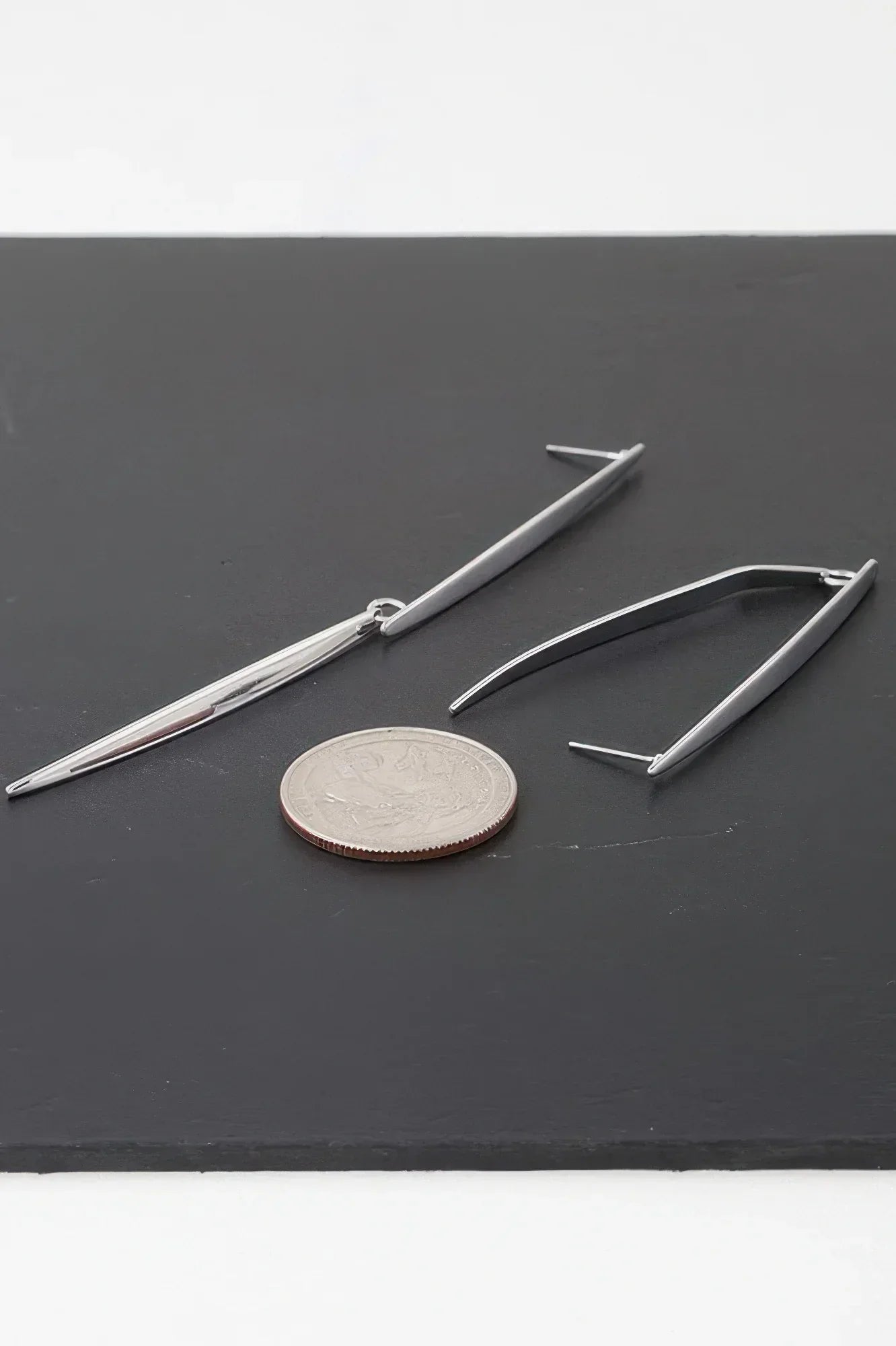 Modern Twin Blade Drop Earrings | Mixtshop LLC