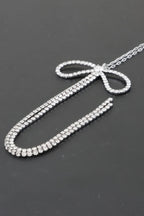 Rhinestone Bow Necklace | Mixtshop LLC