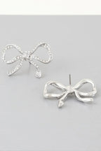 Rhinestone Bow Earrings | Mixtshop LLC