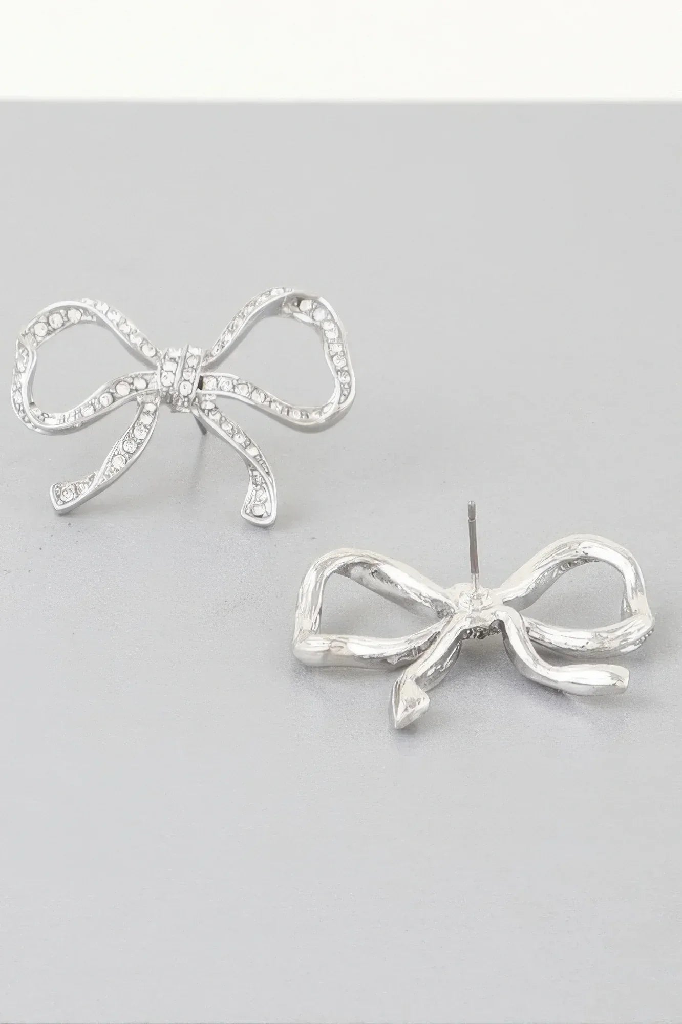 Rhinestone Bow Earrings | Mixtshop LLC