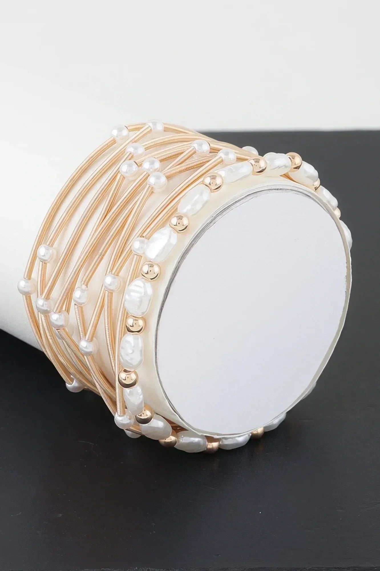 Faux Pearl Elegance Bracelet | Mixtshop LLC Main image