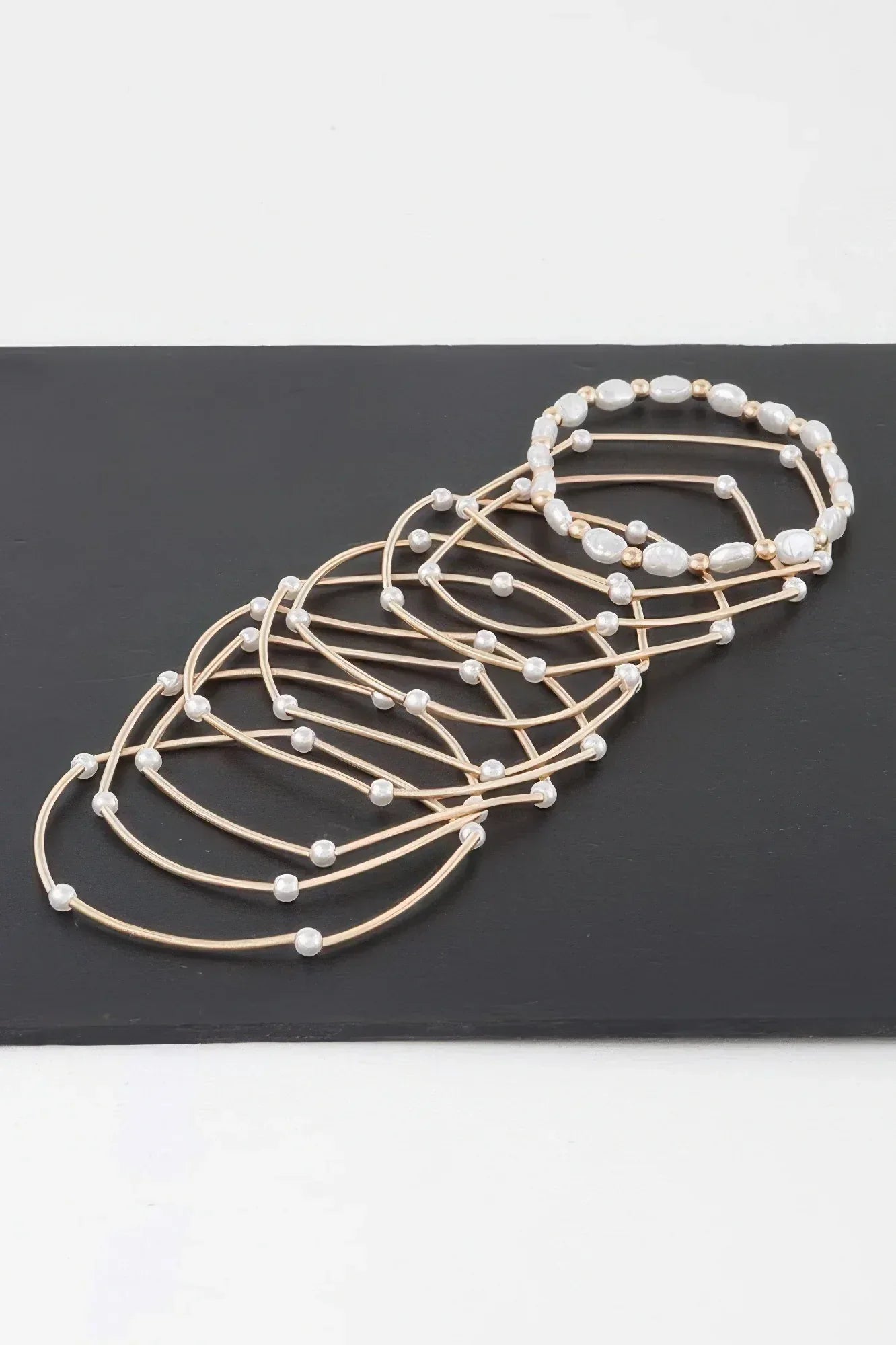 Faux Pearl Elegance Bracelet | Mixtshop LLC