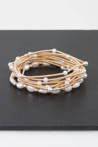 Faux Pearl Elegance Bracelet | Mixtshop LLC