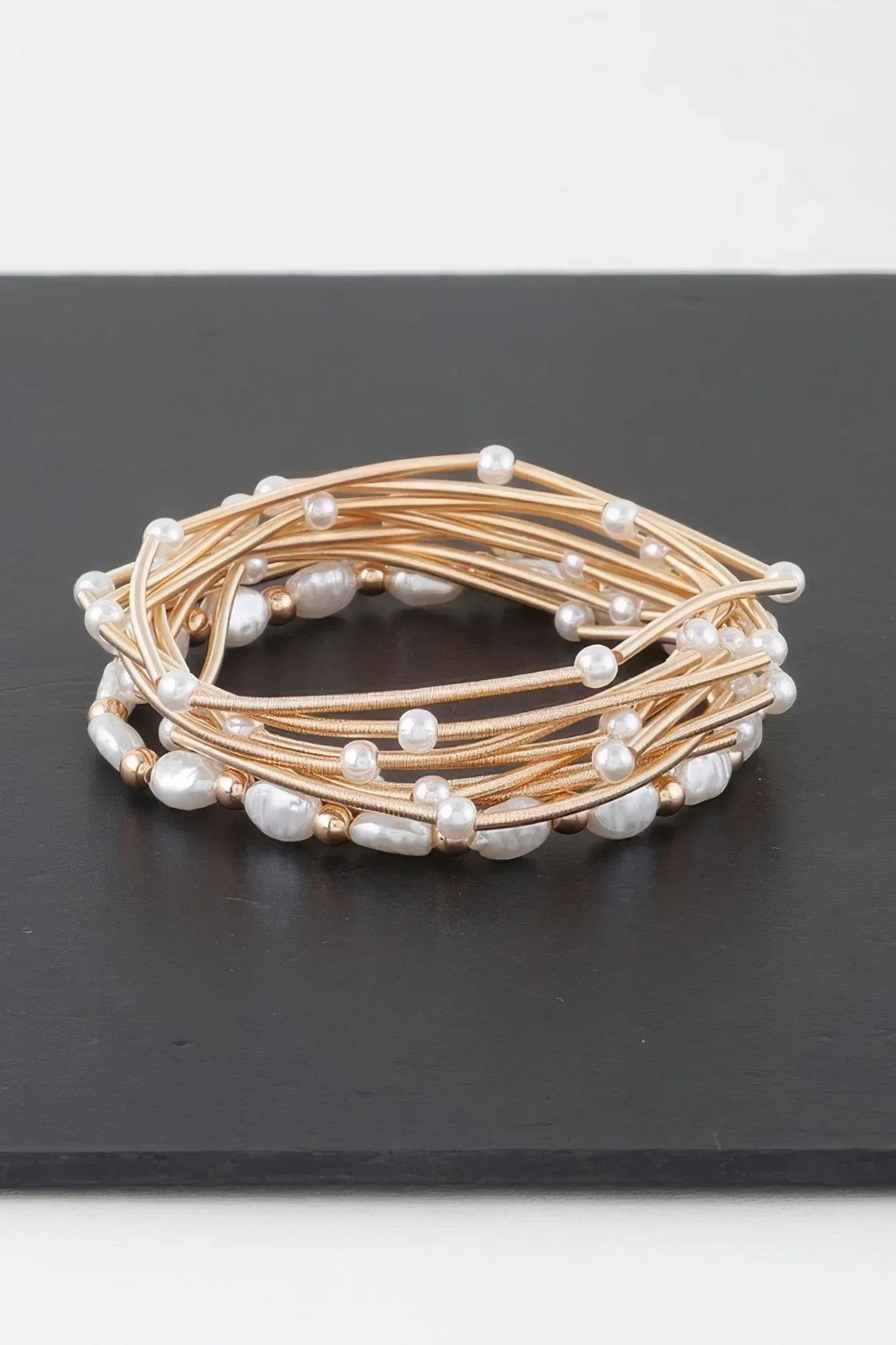 Faux Pearl Elegance Bracelet | Mixtshop LLC