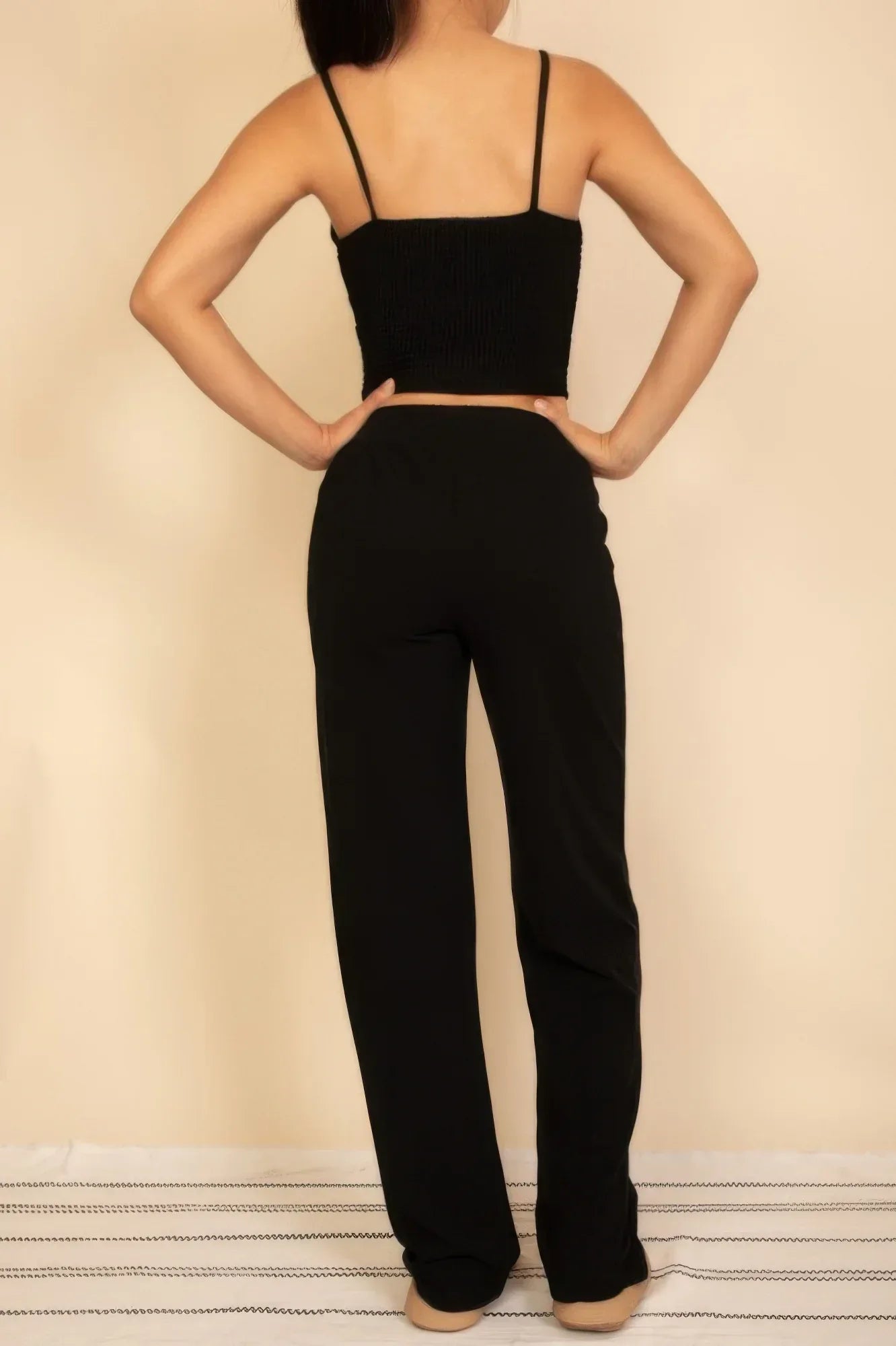 Spaghetti Strap Bralette Top & Wide Leg Pants Set | Mixtshop LLC