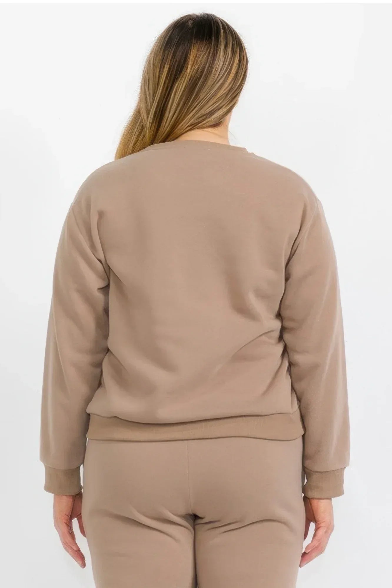 Plus Size Classic Poly Fleece Crewneck Pullover | Mixtshop LLC