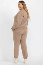 Plus Size Classic Poly Fleece Crewneck Pullover | Mixtshop LLC