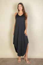 Solid Cami Double Strap Loose Fit Dress | Mixtshop LLC