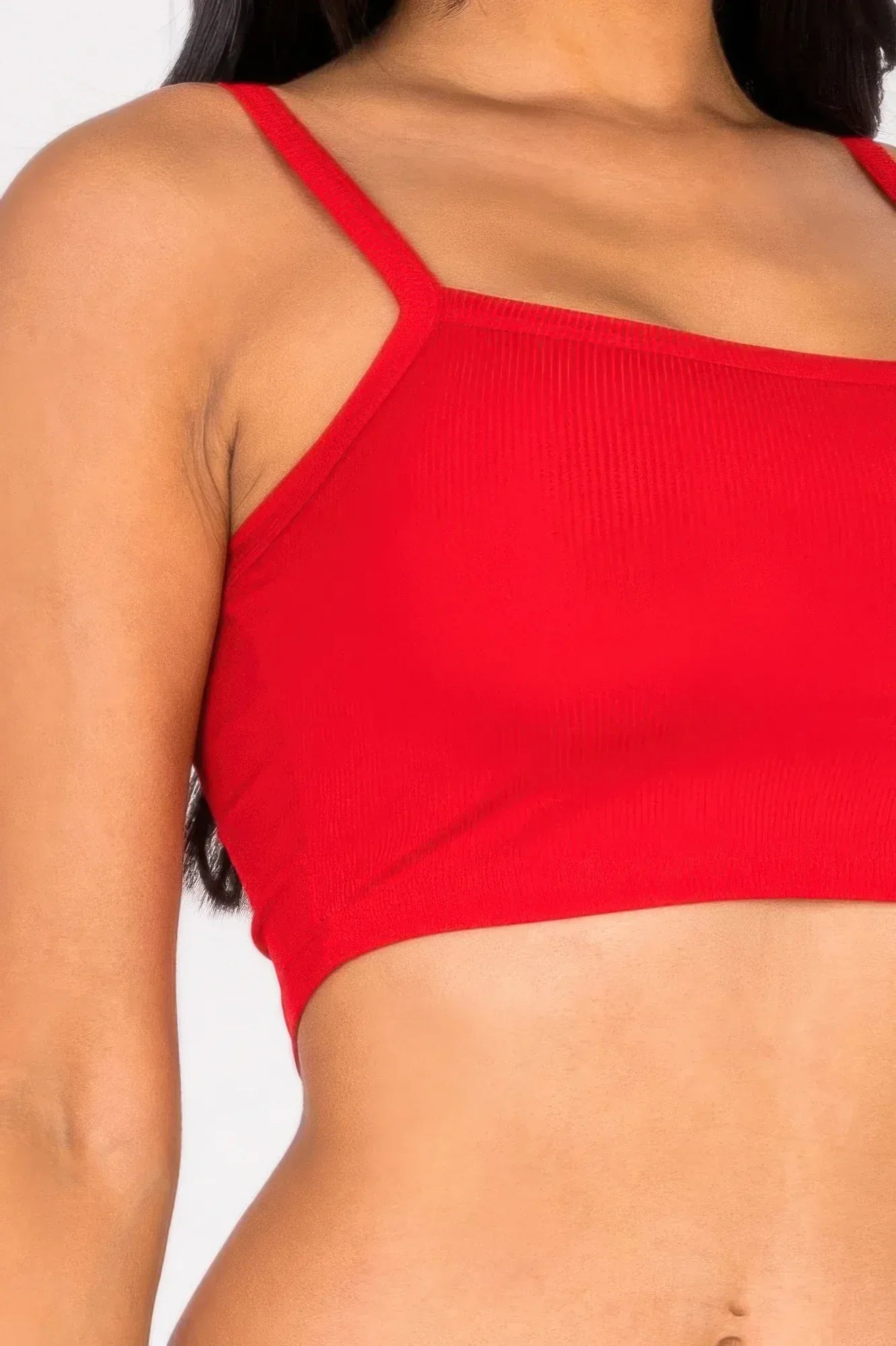 Ribbed Knit Cami Crop Top Secondary image