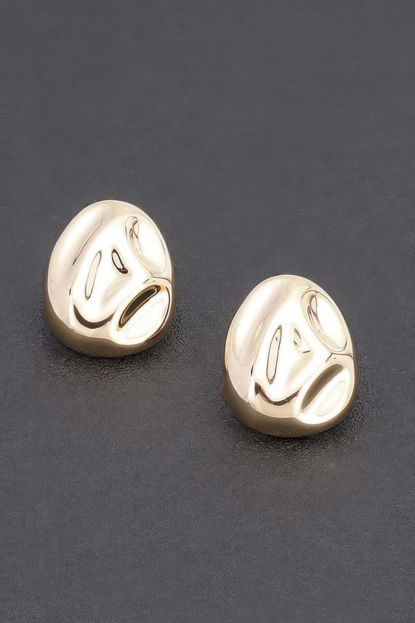 Metal Vintage Stud Earring | Mixtshop LLC Main image