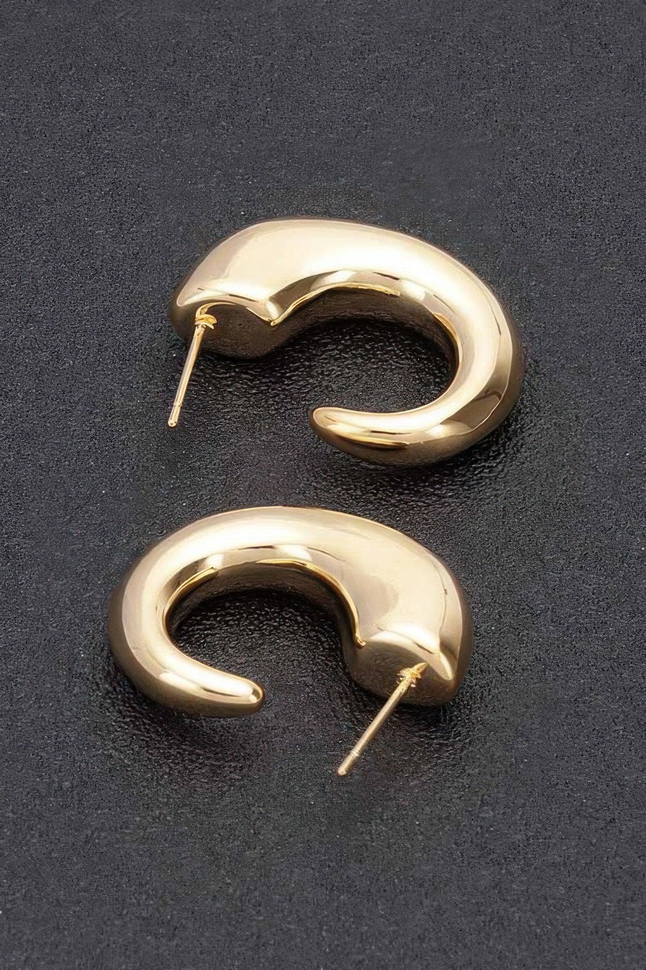 Metal Vintage Hoop Earring | Mixtshop LLC