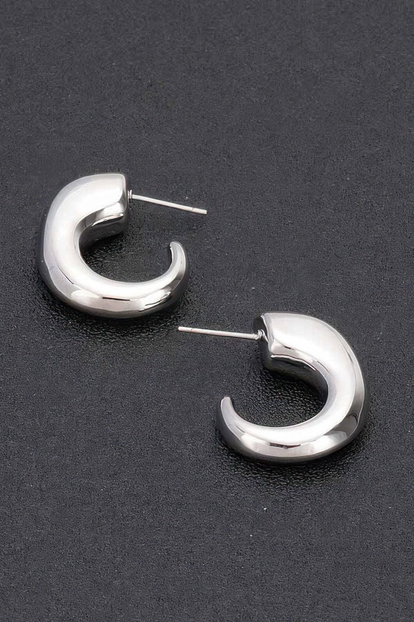 Metal Vintage Hoop Earring | Mixtshop LLC