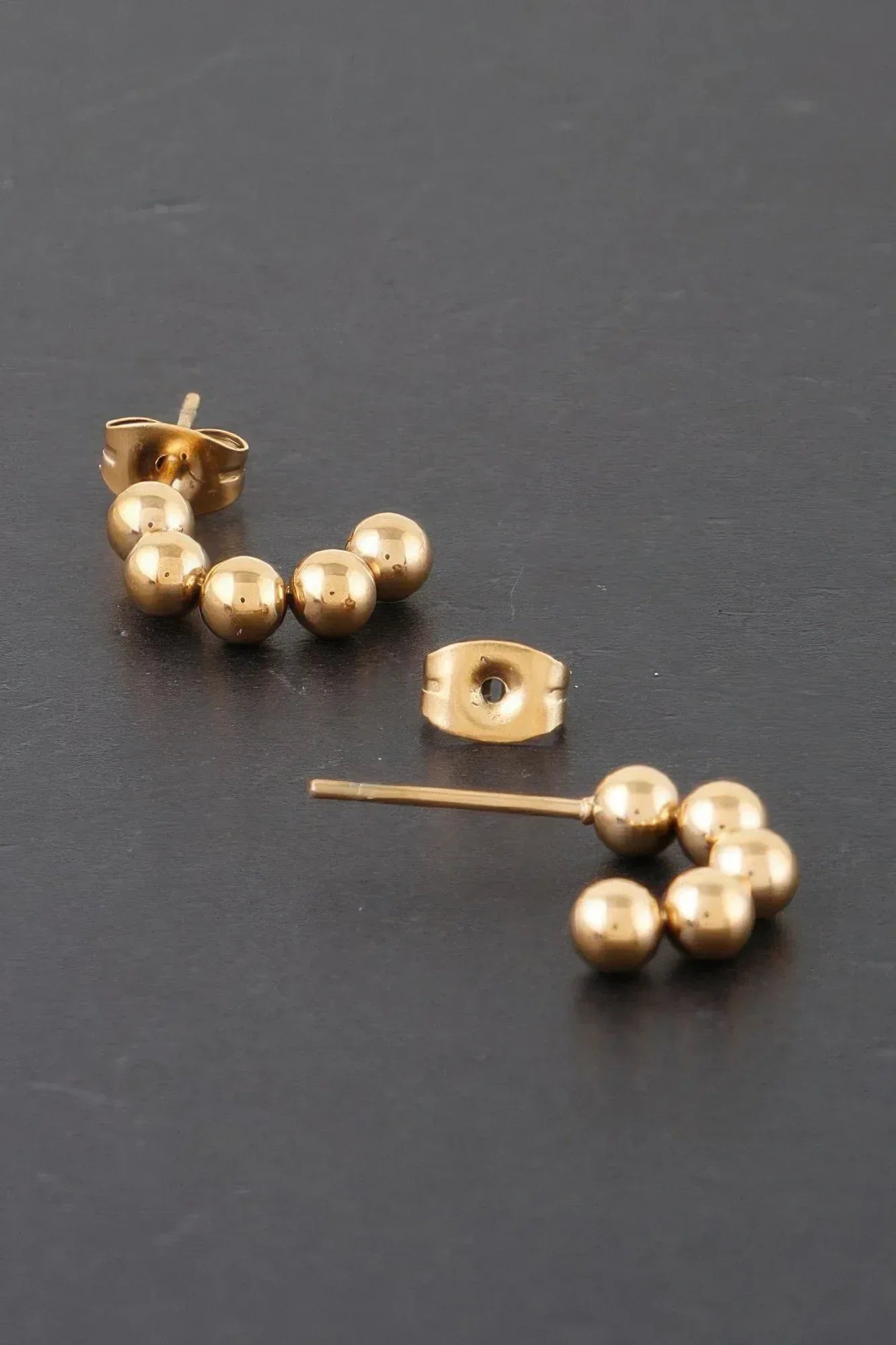 Metal Bead Earrings Secondary image