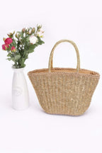 Faux Straw Sunshine Tote | Mixtshop LLC