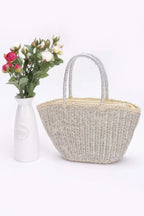 Faux Straw Sunshine Tote | Mixtshop LLC