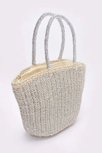Faux Straw Sunshine Tote | Mixtshop LLC