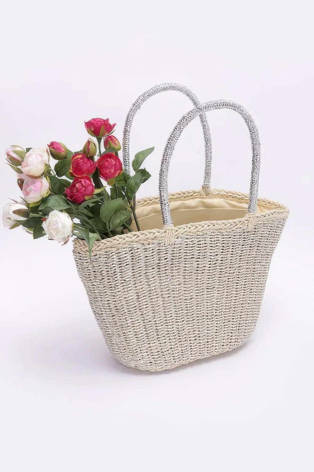 Faux Straw Sunshine Tote | Mixtshop LLC