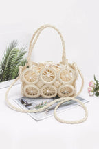 Faux Straw Multi Round Handmade Crossbody Bag | Mixtshop LLC