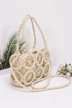 Faux Straw Multi Round Handmade Crossbody Bag | Mixtshop LLC