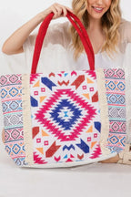 Boho Print Fringe Tote Bag | Mixtshop LLC