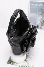 Metallic Big Flower Handle Bag | Mixtshop LLC