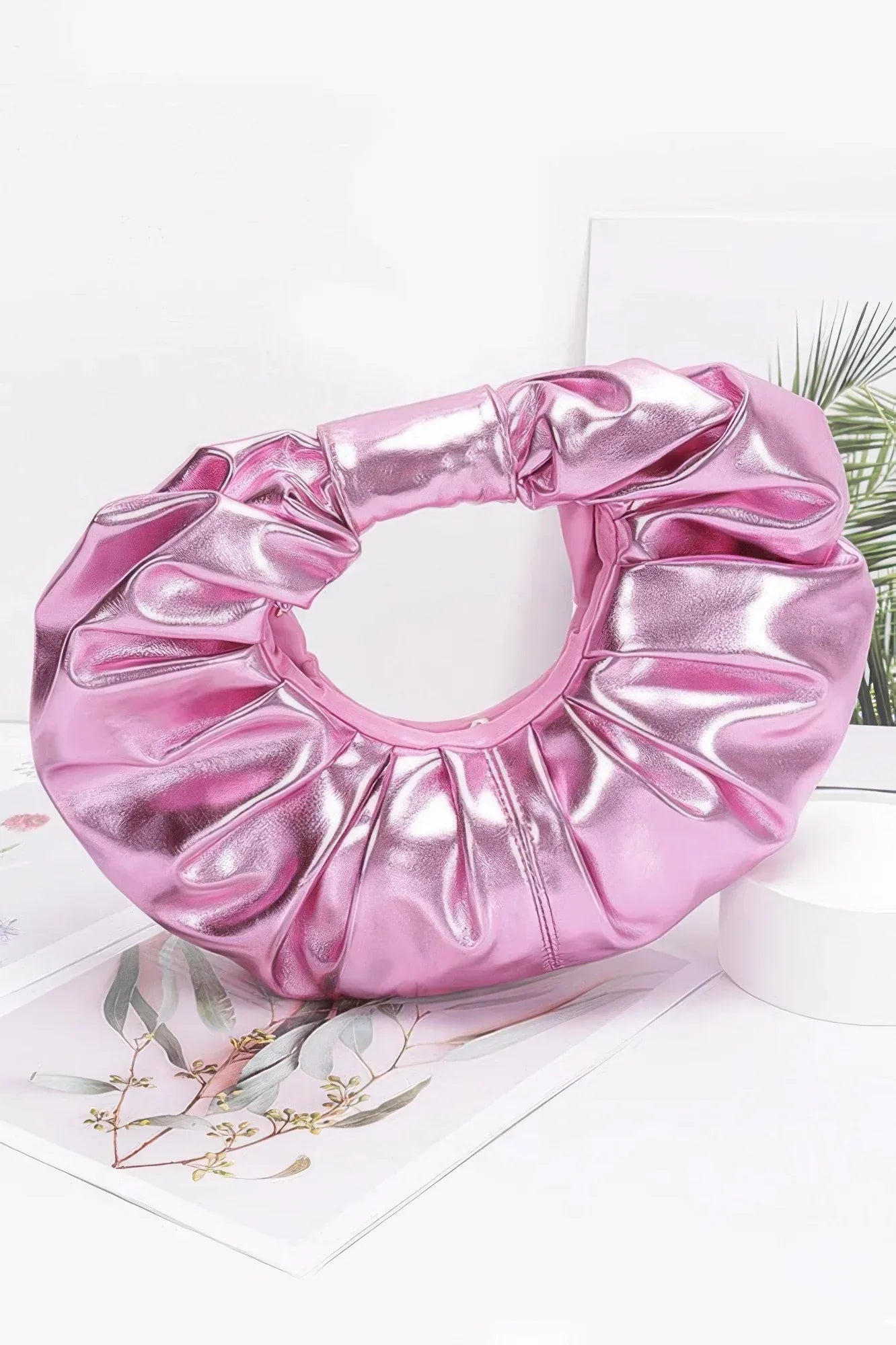 Metallic Hobo Bag W/chain | Mixtshop LLC