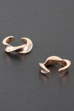 Twist Of Elegance Plated Earrings | Mixtshop LLC