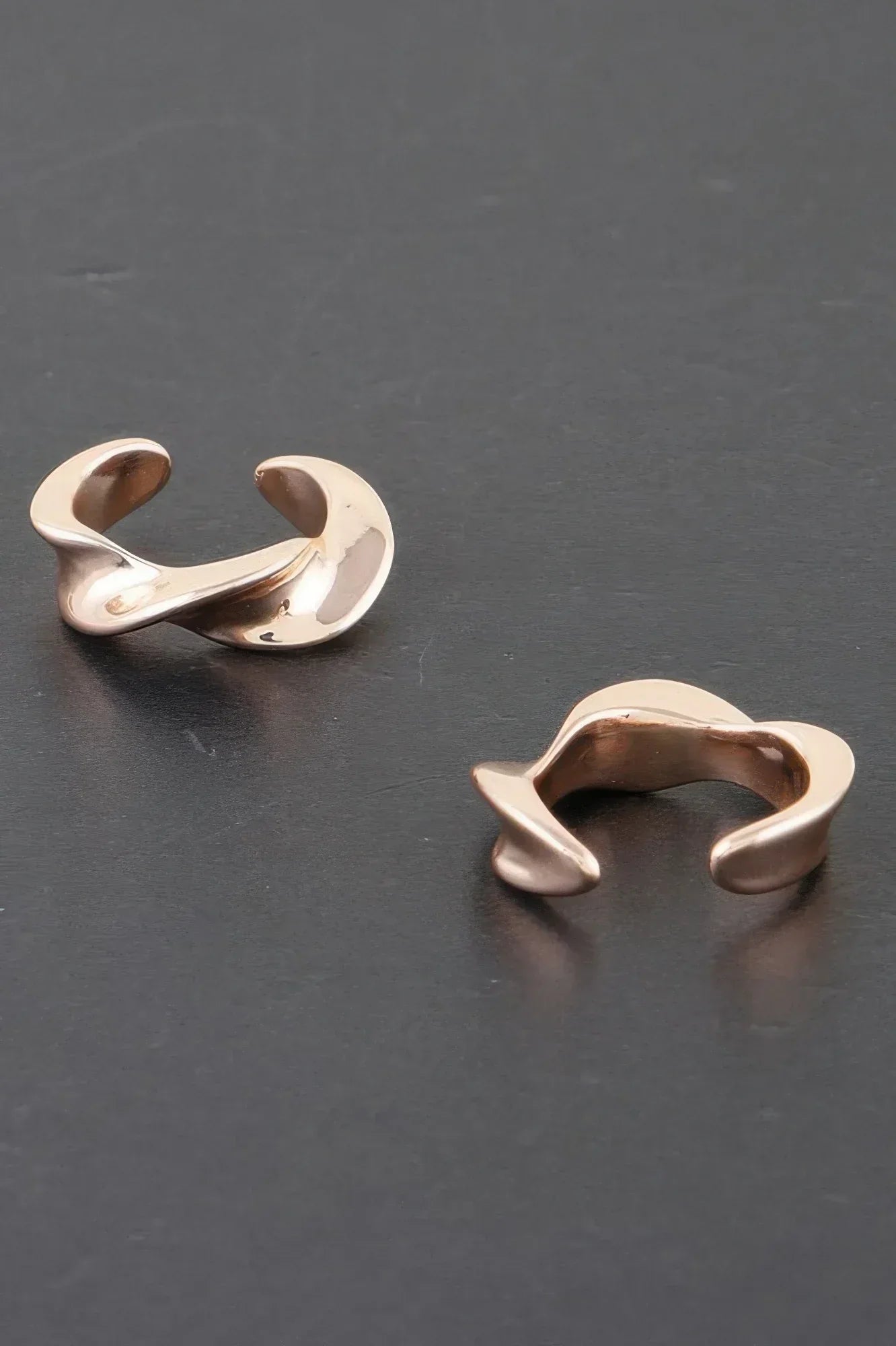 Twist Of Elegance Plated Earrings | Mixtshop LLC